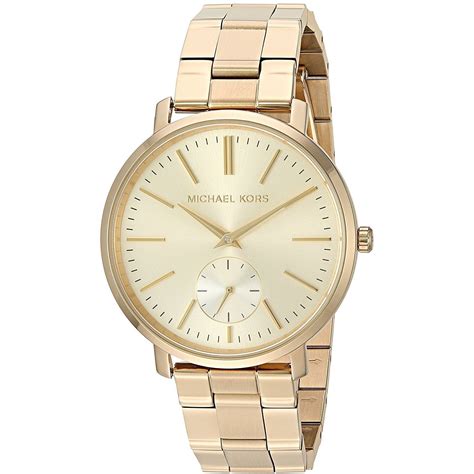 michael michael kors women's jaryn round stainless steel|Shop Michael Kors Jaryn Rose Goldtone Stainless Steel Watch.